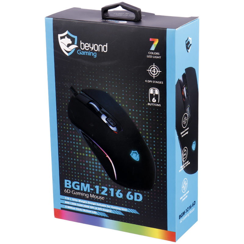 موس گیمینگ Beyond BGM-1216 6D