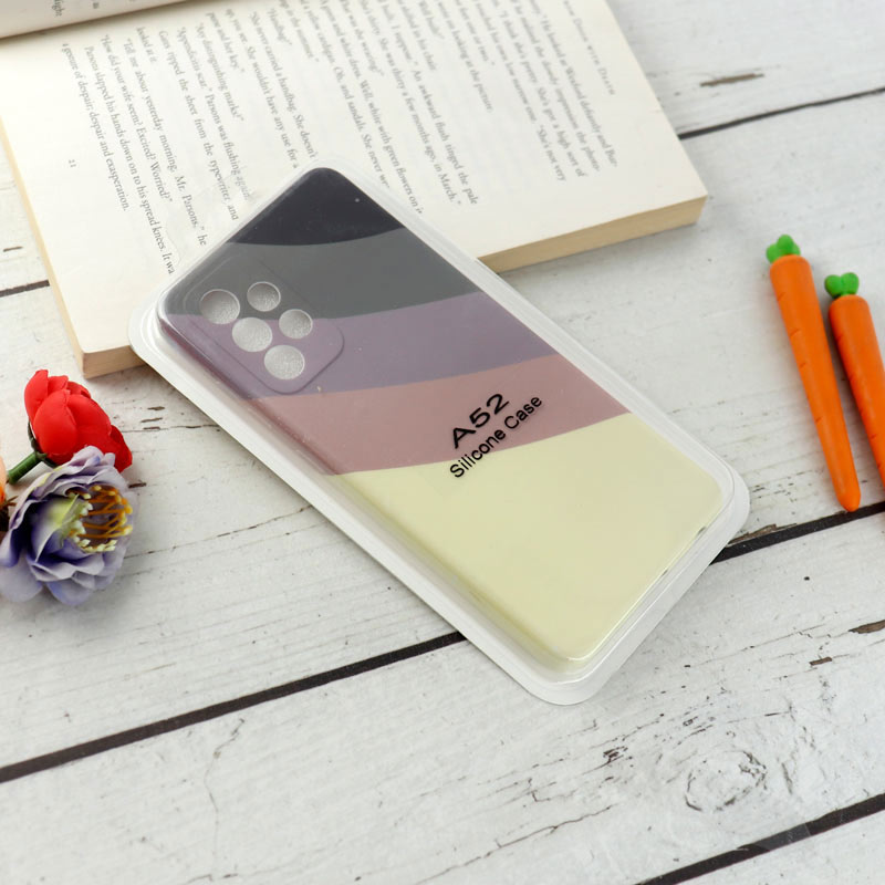 قاب محافظ لنزدار سیلیکونی رنگین کمانی Highcopy سامسونگ Samsung Galaxy A52 / A52s