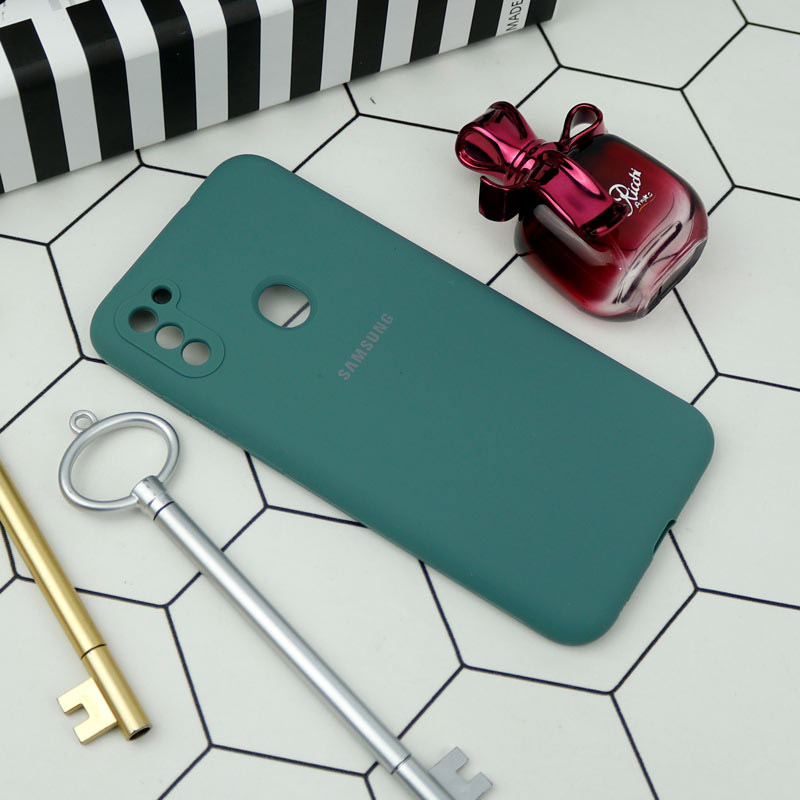 قاب سیلیکونی اصلی زیربسته سامسونگ Galaxy A11 / M11 محافظ لنزدار