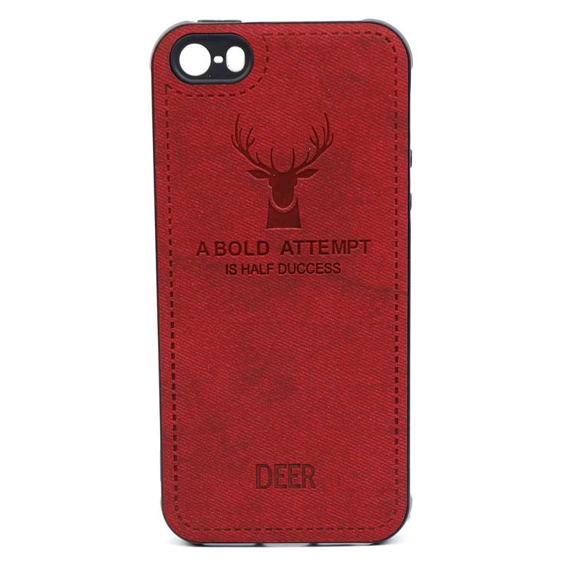 قاب چرمی طرح گوزن iPhone 5/5s