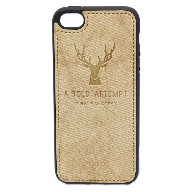 قاب چرمی طرح گوزن iPhone 5/5s