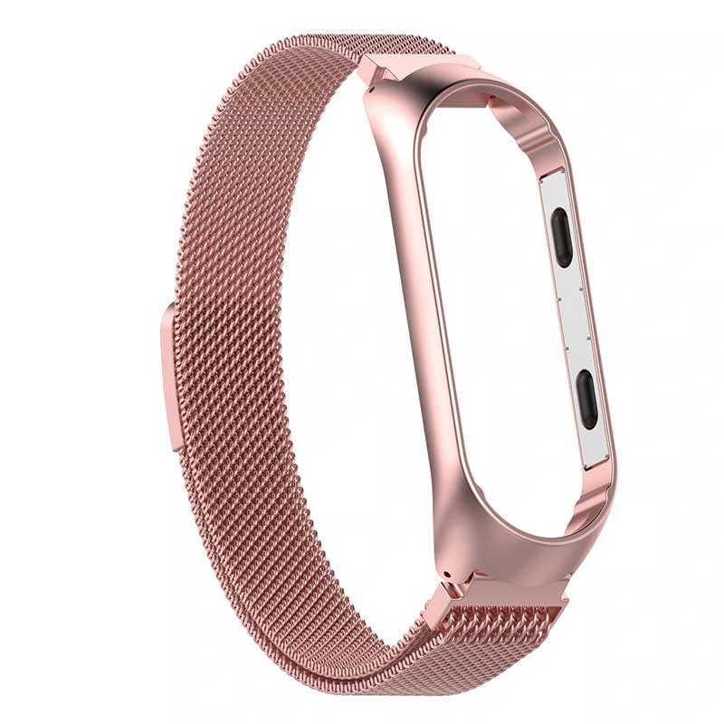 بند فلزی دستبند سلامتی Mi Band 3 / 4 Milanese