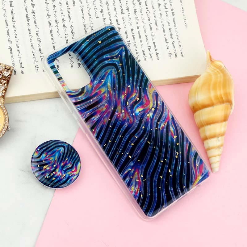 قاب طرحدار رزینی پاپ سوکت دار Samsung Galaxy A51