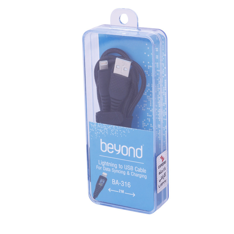 کابل آیفونی فست شارژ Beyond BA-316 2A 2m