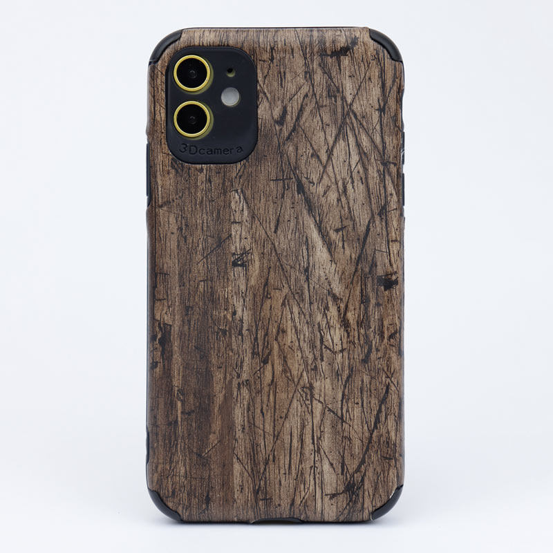 قاب طرح چوب iPhone 11