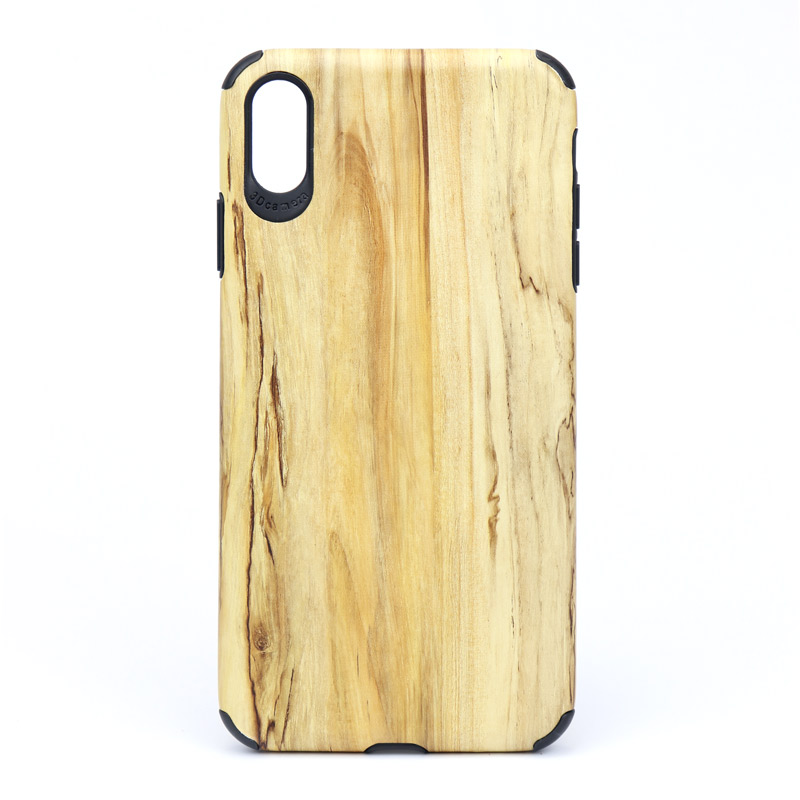 قاب طرح چوب iPhone XS Max