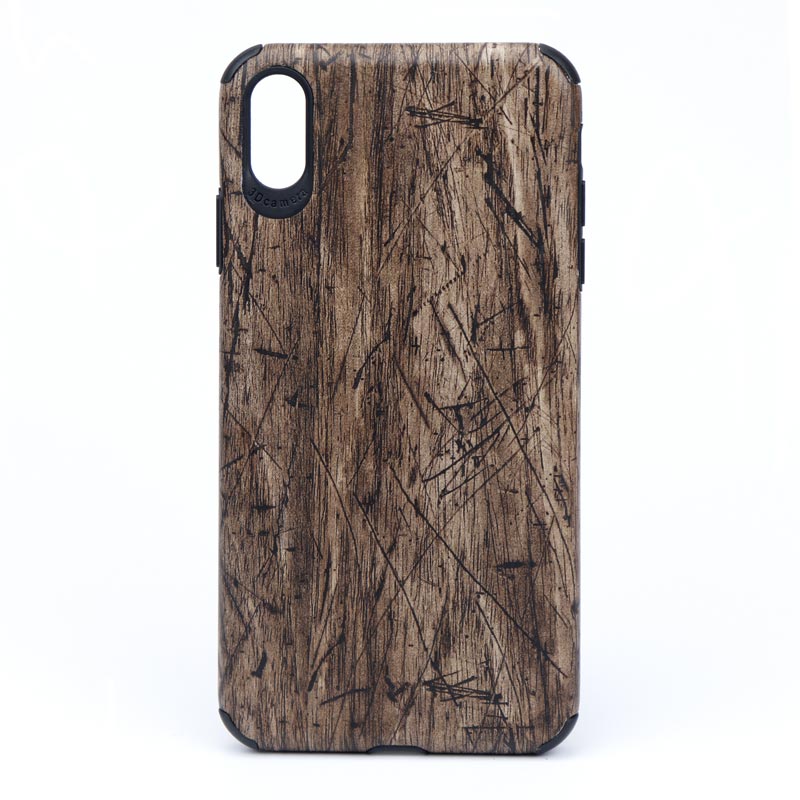 قاب طرح چوب iPhone XS Max