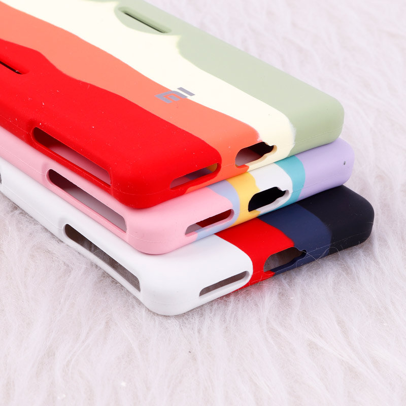 قاب سیلیکونی اورجینال رنگین کمانی محافظ لنزدار Xiaomi Poco F4 GT