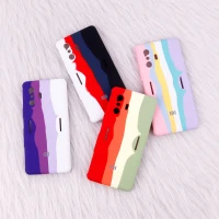 قاب سیلیکونی اورجینال رنگین کمانی محافظ لنزدار Xiaomi Poco F4 GT