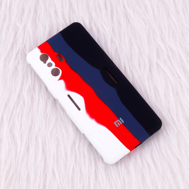 قاب سیلیکونی اورجینال رنگین کمانی محافظ لنزدار Xiaomi Poco F4 GT