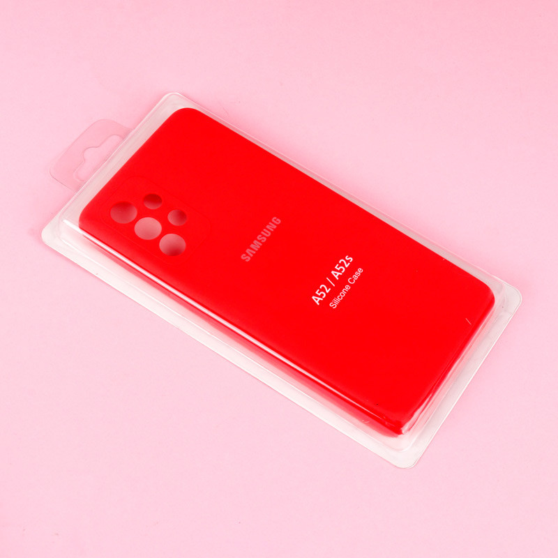 قاب سیلیکونی اصلی زیربسته سامسونگ Galaxy A52 / A52s محافظ لنزدار