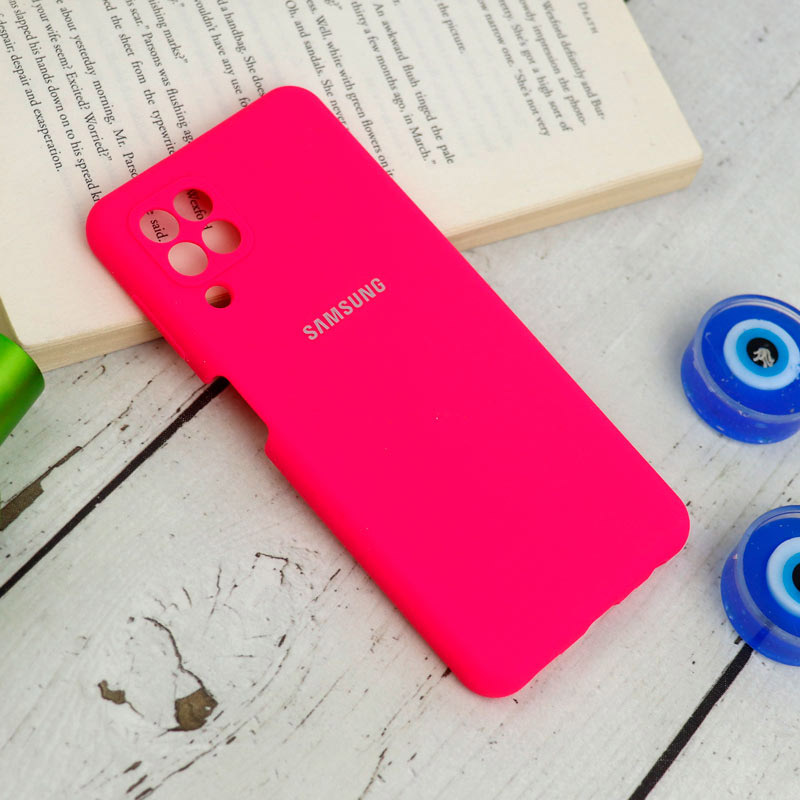 قاب سیلیکونی اصلی زیربسته سامسونگ Galaxy A22 4G محافظ لنزدار