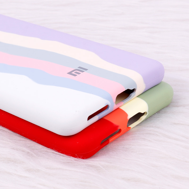 قاب سیلیکونی اورجینال رنگین کمانی محافظ لنزدار Xiaomi 11T / 11T Pro