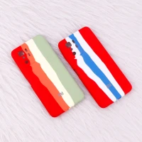 قاب سیلیکونی اورجینال رنگین کمانی محافظ لنزدار Xiaomi Poco X3 GT