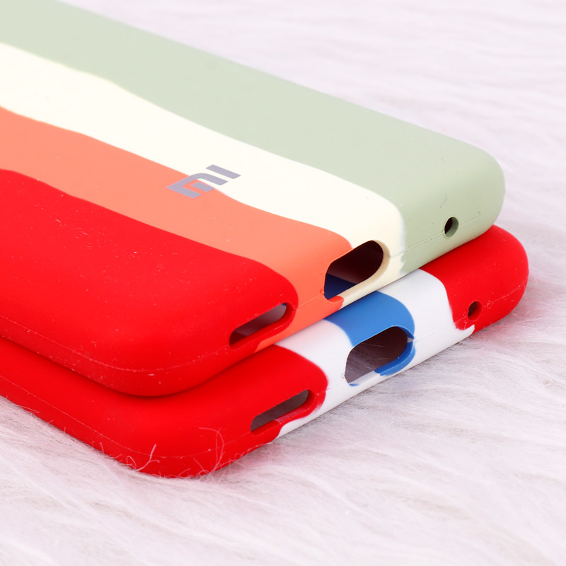 قاب سیلیکونی اورجینال رنگین کمانی محافظ لنزدار Xiaomi Poco X3 GT
