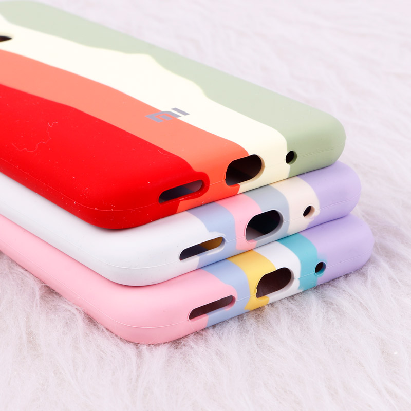 قاب سیلیکونی اورجینال رنگین کمانی محافظ لنزدار Xiaomi Redmi 10A