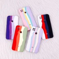 قاب سیلیکونی اورجینال رنگین کمانی محافظ لنزدار Xiaomi Redmi 10A