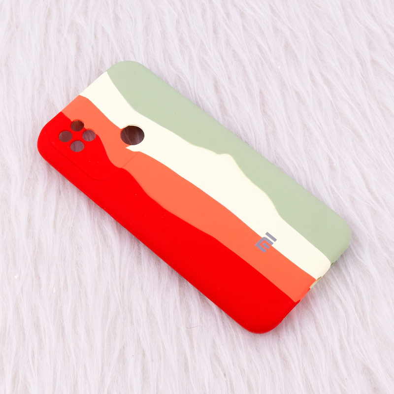 قاب سیلیکونی اورجینال رنگین کمانی محافظ لنزدار Xiaomi Redmi 10A
