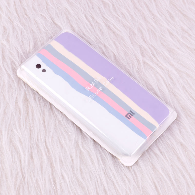 قاب سیلیکونی اورجینال رنگین کمانی محافظ لنزدار Xiaomi Redmi 9A