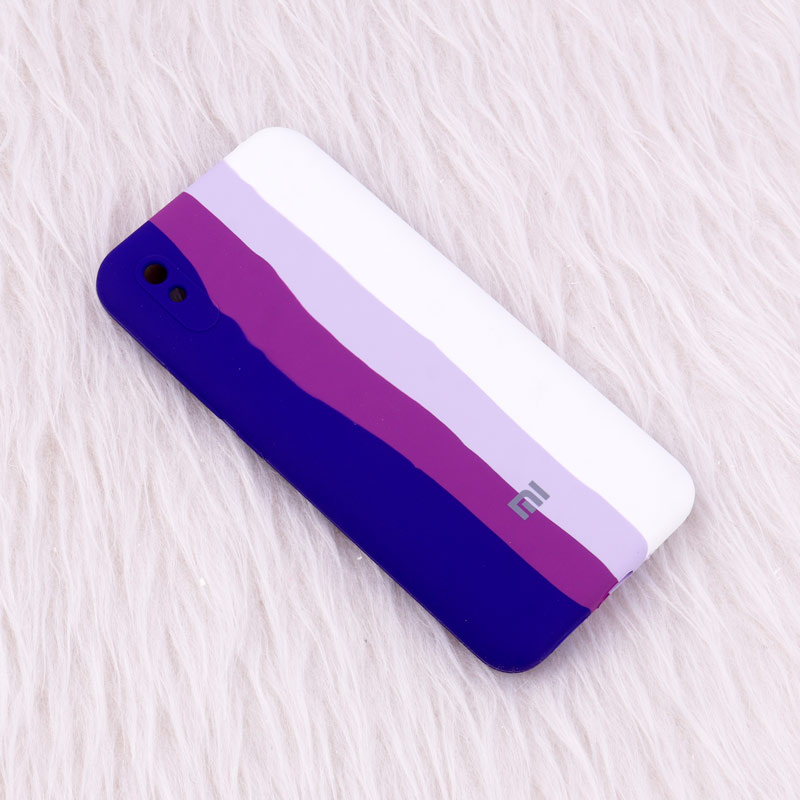 قاب سیلیکونی اورجینال رنگین کمانی محافظ لنزدار Xiaomi Redmi 9A