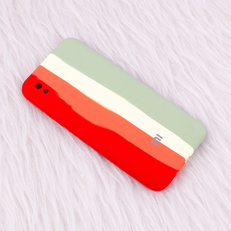 قاب سیلیکونی اورجینال رنگین کمانی محافظ لنزدار Xiaomi Redmi 9A