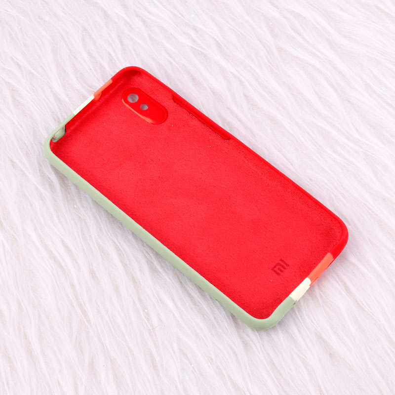 قاب سیلیکونی اورجینال رنگین کمانی محافظ لنزدار Xiaomi Redmi 9A