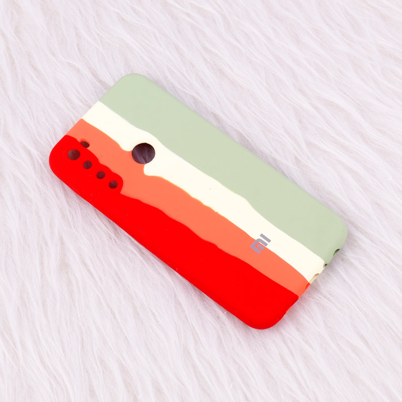 قاب سیلیکونی اورجینال رنگین کمانی محافظ لنزدار Xiaomi Redmi Note 8