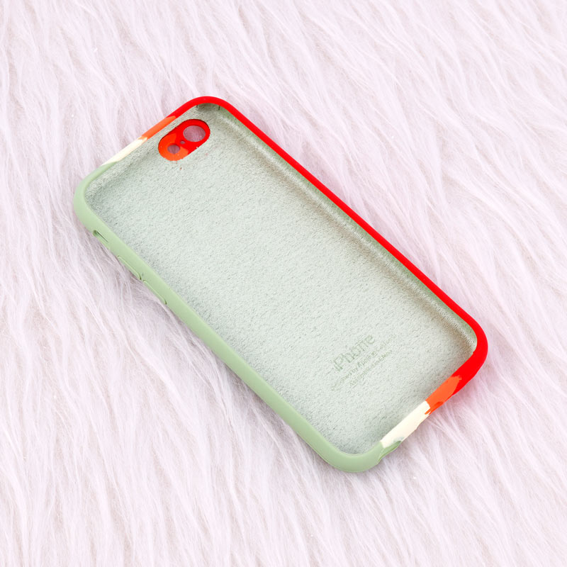 قاب سیلیکونی اورجینال رنگین کمانی iPhone 6/6s