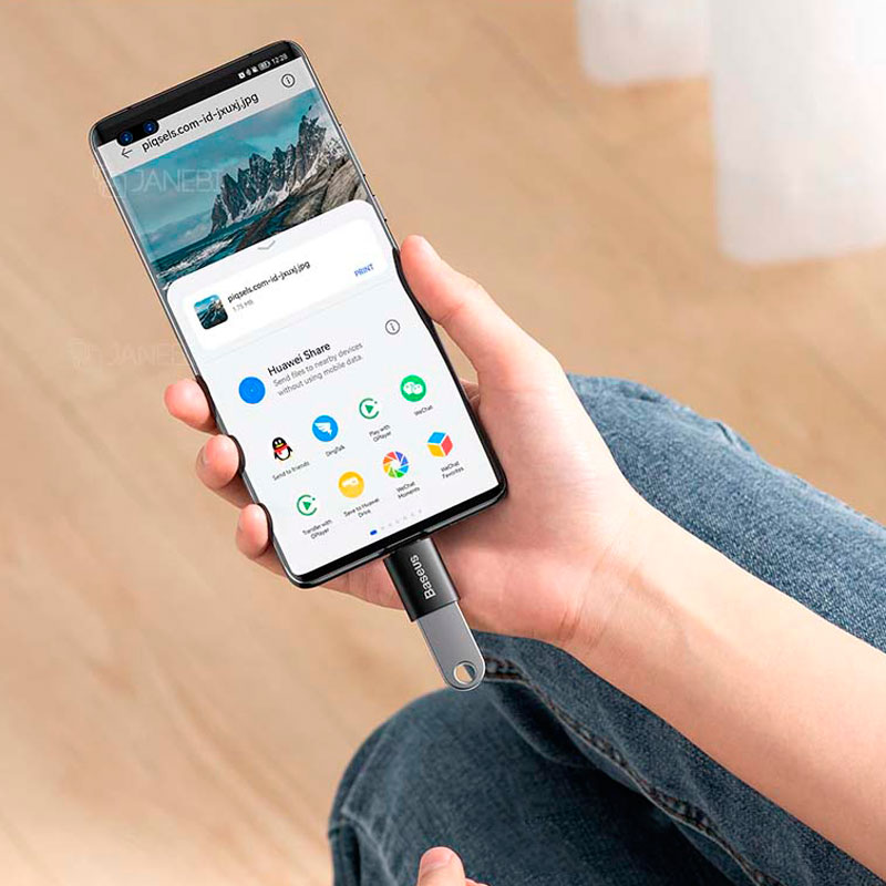تبدیل Baseus Mini ZJJQ00000 OTG Type-C