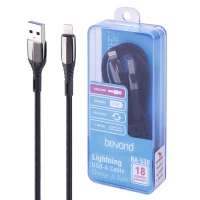 کابل آیفونی فست شارژ Beyond BA-530 2.1A 1m