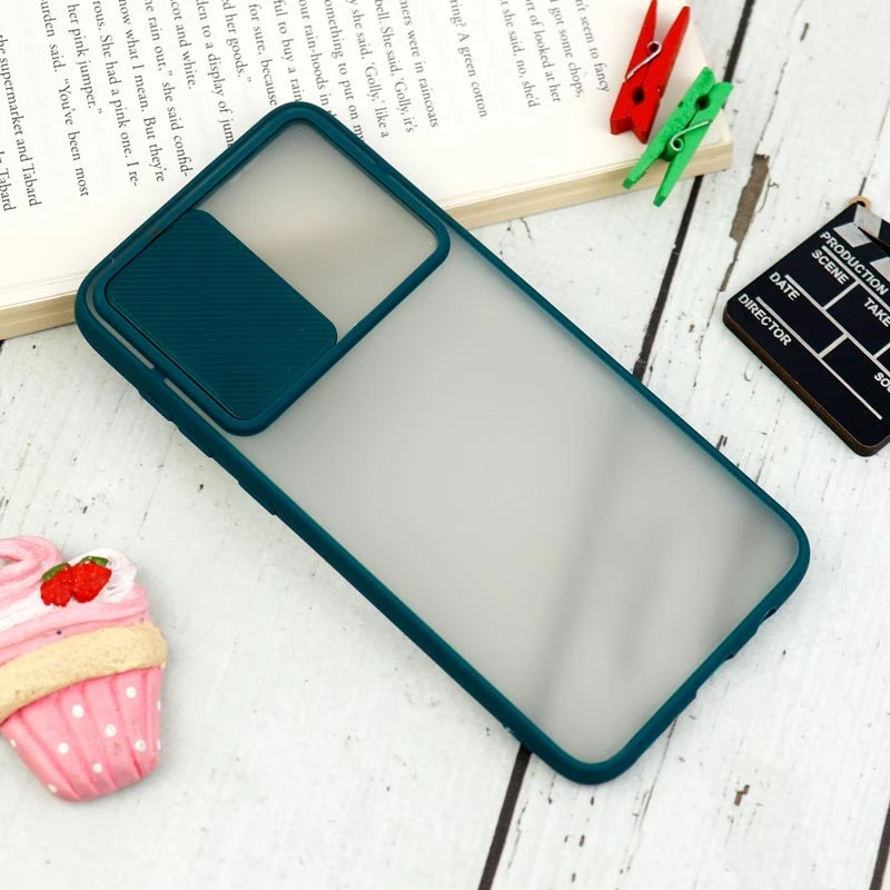 قاب PC مات محافظ لنز دار کشویی Samsung Galaxy A70
