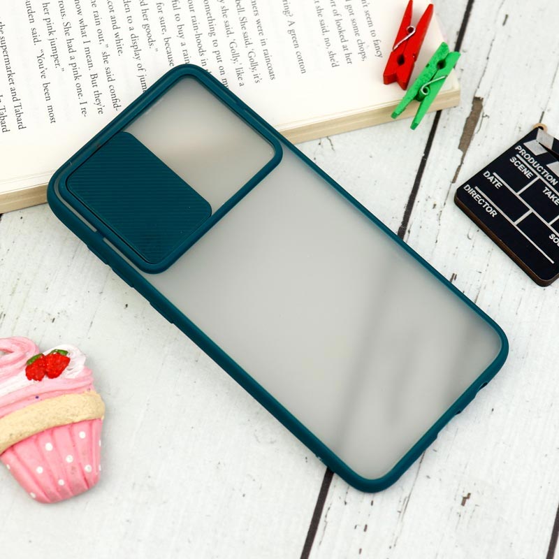 قاب PC مات محافظ لنز دار کشویی Samsung Galaxy A70