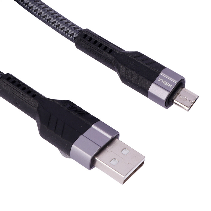 کابل میکرو یو اس بی فست شارژ Hiska LX-304 6A PD QC3.0 1m
