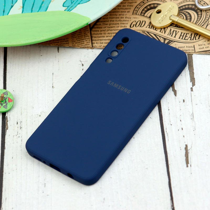 قاب سیلیکونی معمولی محافظ لنزدار Samsung Galaxy A7 2018