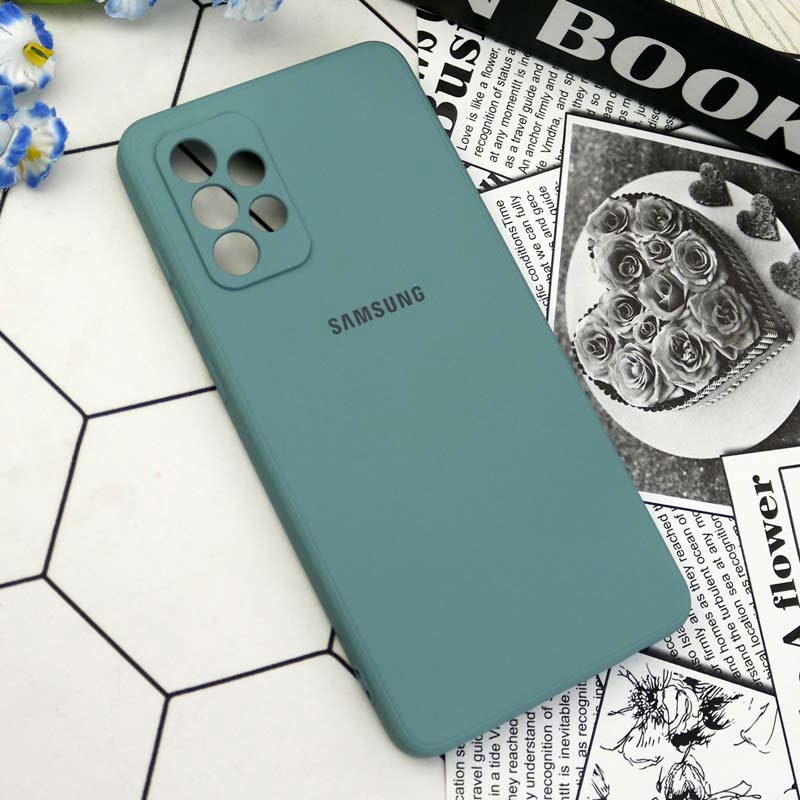 قاب سیلیکونی معمولی محافظ لنزدار Samsung Galaxy A72