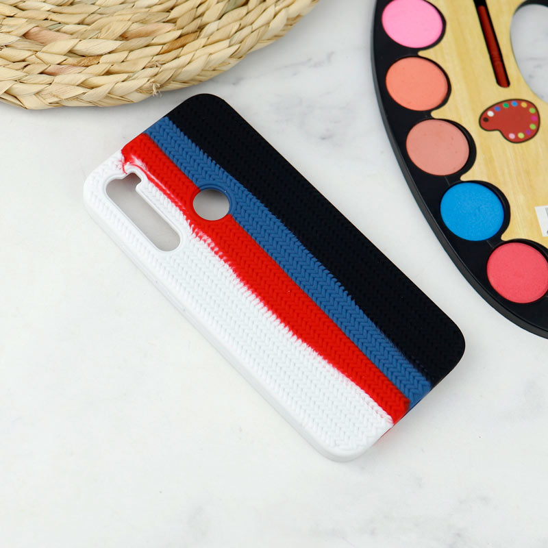 قاب سیلیکونی اورجینال رنگین کمانی طرح بافت Xiaomi Redmi Note 8