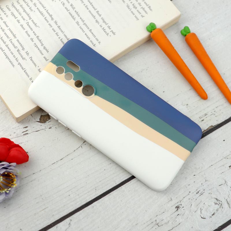قاب محافظ لنزدار سیلیکونی رنگین کمانی Highcopy شیائومی Redmi Note 8 Pro