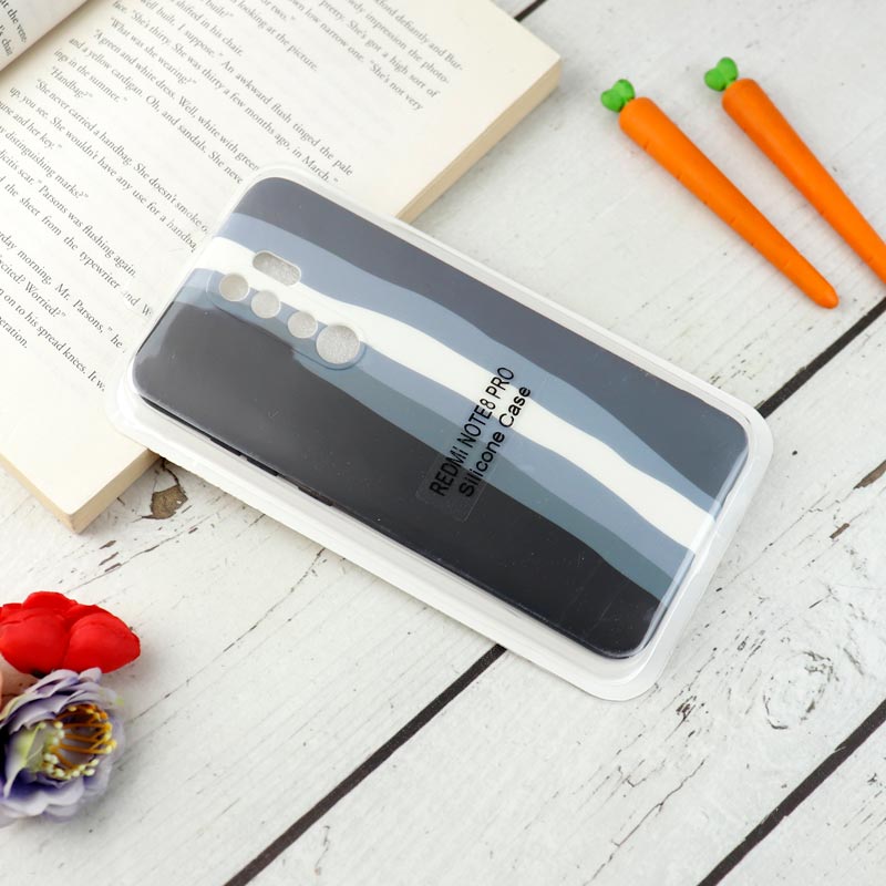 قاب محافظ لنزدار سیلیکونی رنگین کمانی Highcopy شیائومی Redmi Note 8 Pro