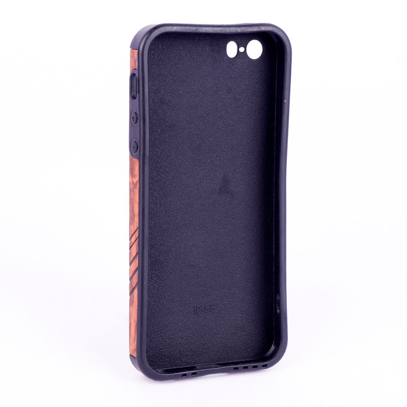 قاب ساده سیلیکونی چرمی گوزنی محافظ لنزدار iPhone 5 / 5s