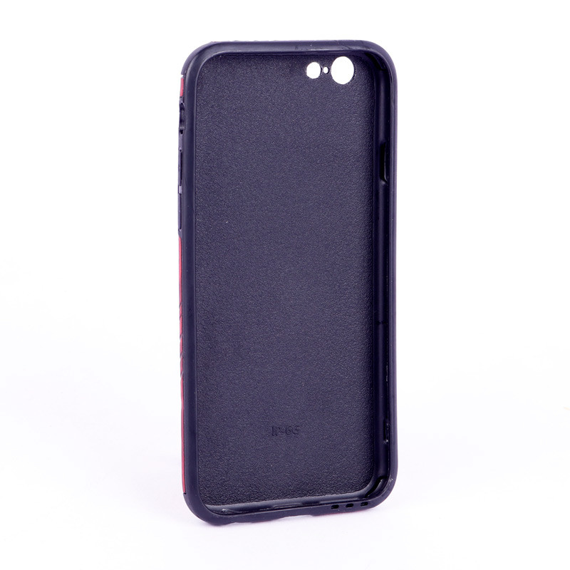 قاب ساده سیلیکونی چرمی گوزنی محافظ لنزدار iPhone 6 / 6s