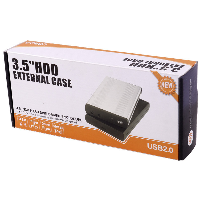 باکس هارد 3.5 اینچی External Case HDD + آداپتور