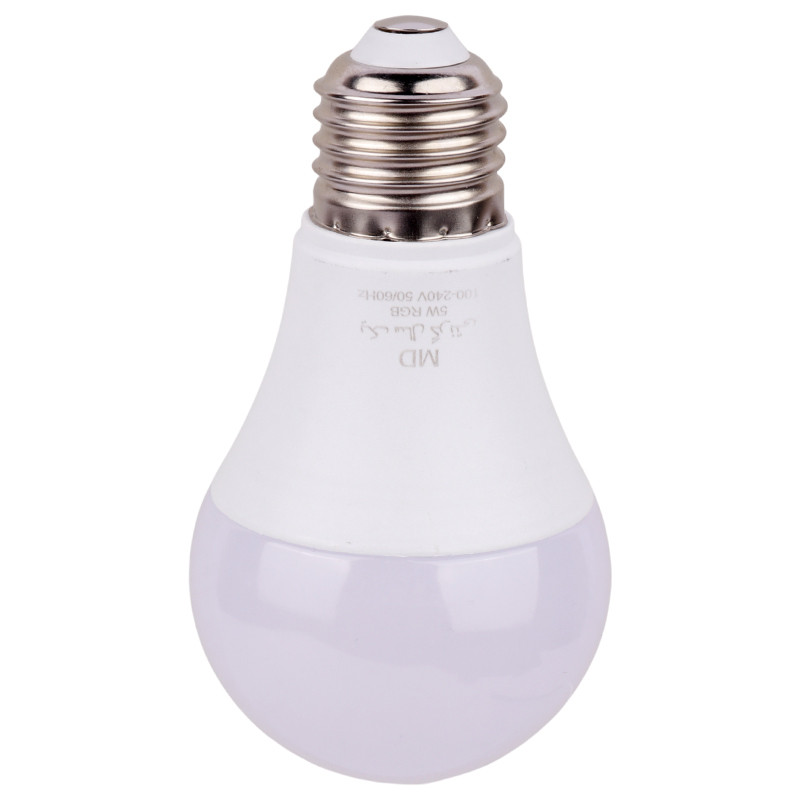 لامپ حبابی LED ام دی MD E27 RGB 5W