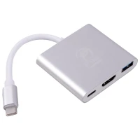 تبدیل P-net Type-C to HDMI/USB3.0/Type-C