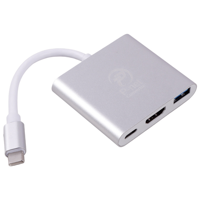 تبدیل P-net Type-C to HDMI/USB3.0/Type-C