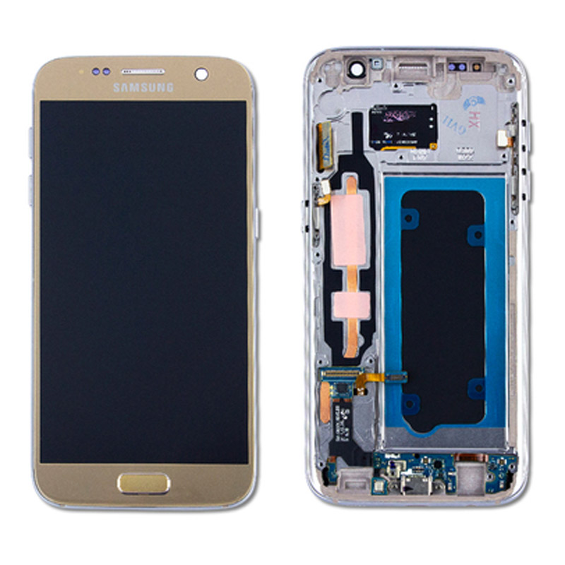 تاچ و ال سی دی Samsung Galaxy S7 Flat اورجینال به همراه فریم