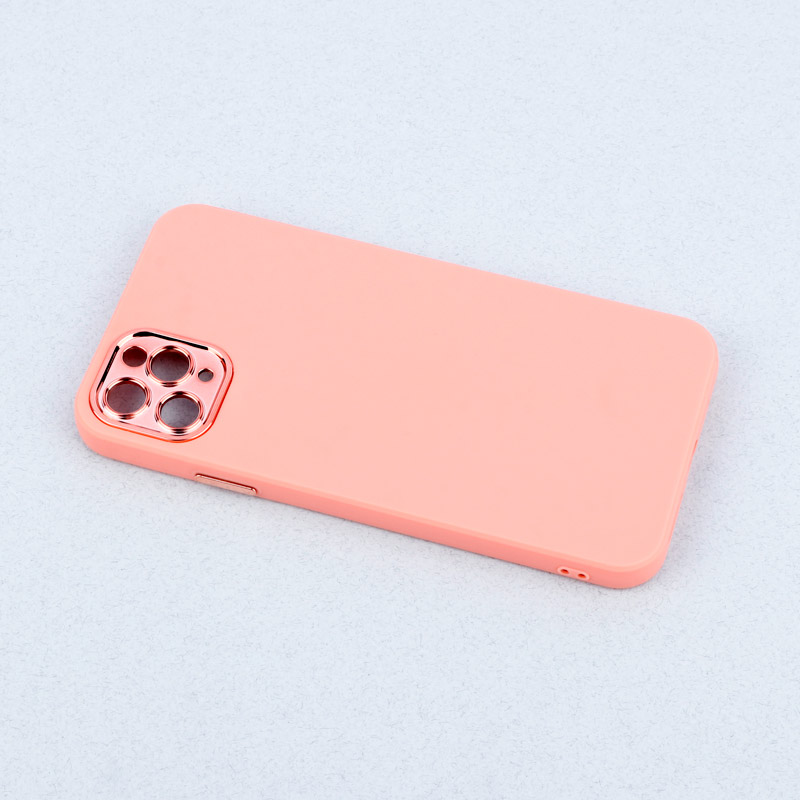 قاب طرح سیلیکونی محافظ لنزدار براق iPhone 11 Pro Max