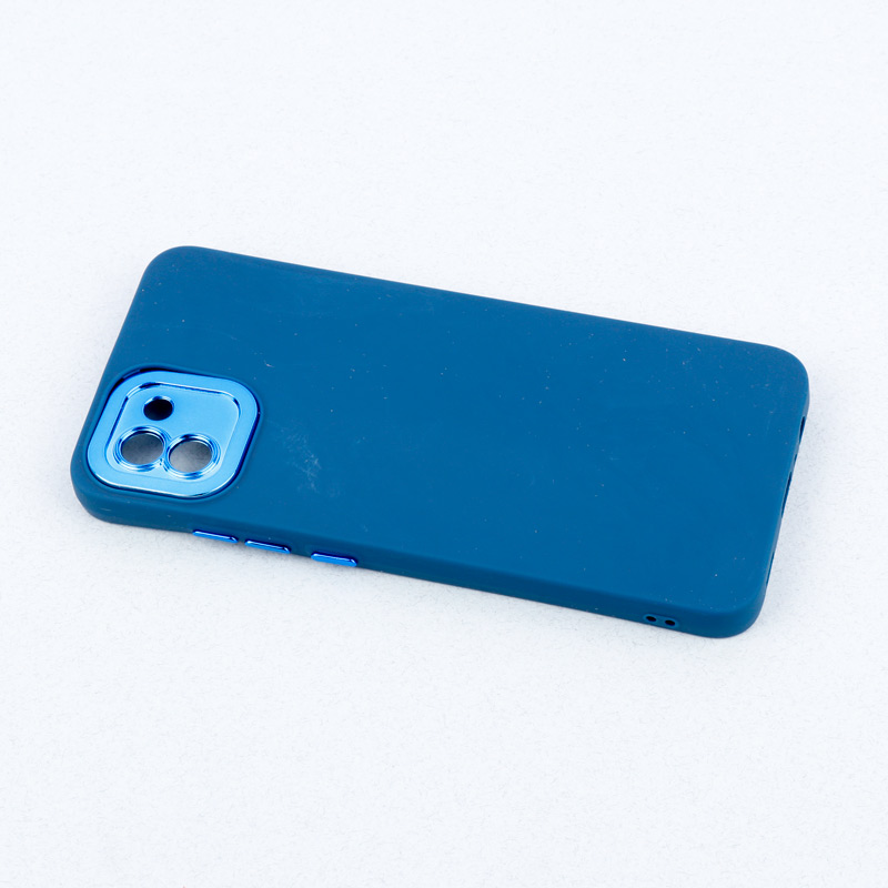 قاب طرح سیلیکونی محافظ لنزدار براق Samsung Galaxy A03