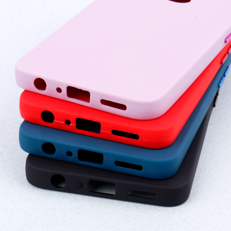 قاب طرح سیلیکونی محافظ لنزدار براق Samsung Galaxy A10s