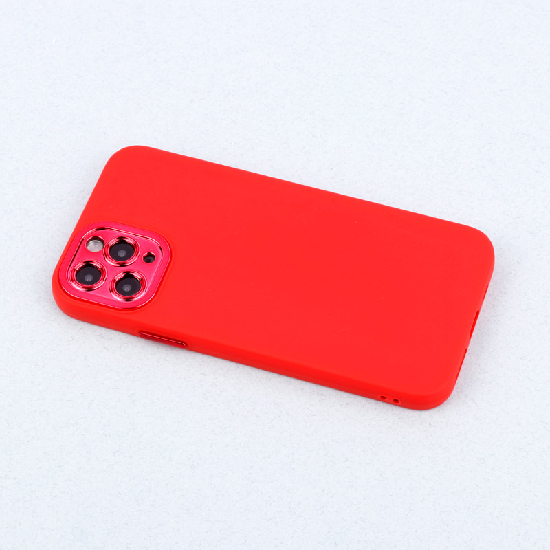 قاب طرح سیلیکونی محافظ لنزدار براق iPhone 11 Pro