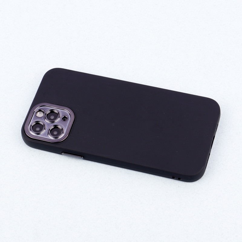 قاب طرح سیلیکونی محافظ لنزدار براق iPhone 11 Pro